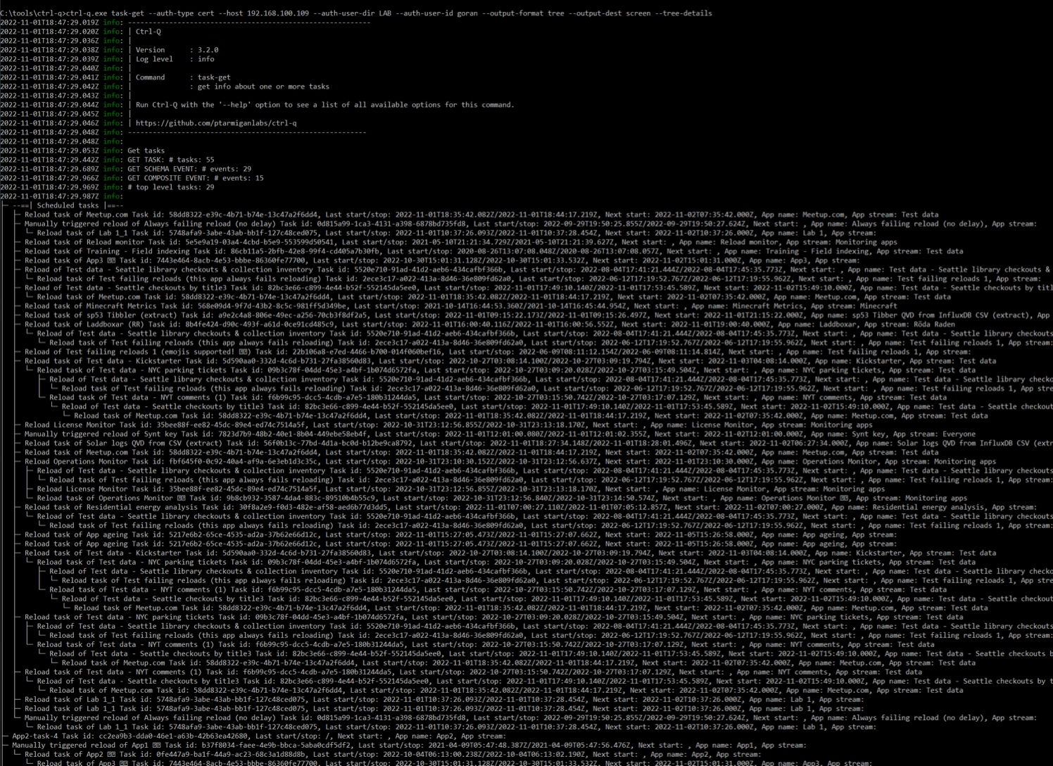 Qlik Sense task tree 2